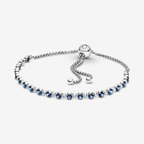 Pulseira De Tênis Slider Transparente Brilhante Pandora Portugal