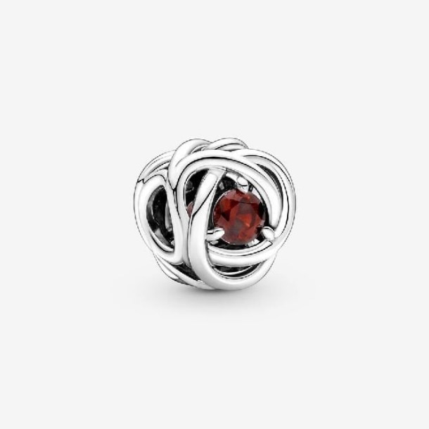 Janeiro Birthstone Eternidade Círculo Encantos Pandora Portugal