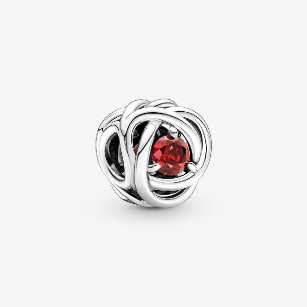 Julho Birthstone Eternidade Círculo Encantos Pandora Portugal