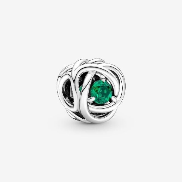 Maio Birthstone Eternidade Círculo Encantos Pandora Portugal