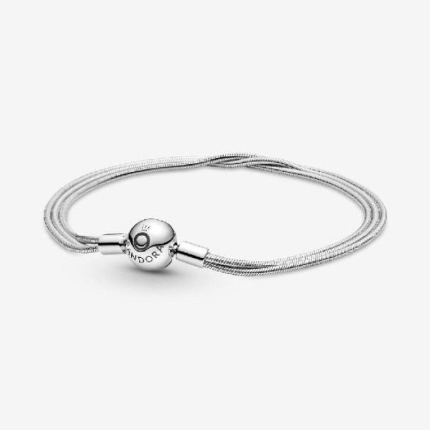 Pulseira De Corrente Multi Cobra Pandora Portugal Momentos