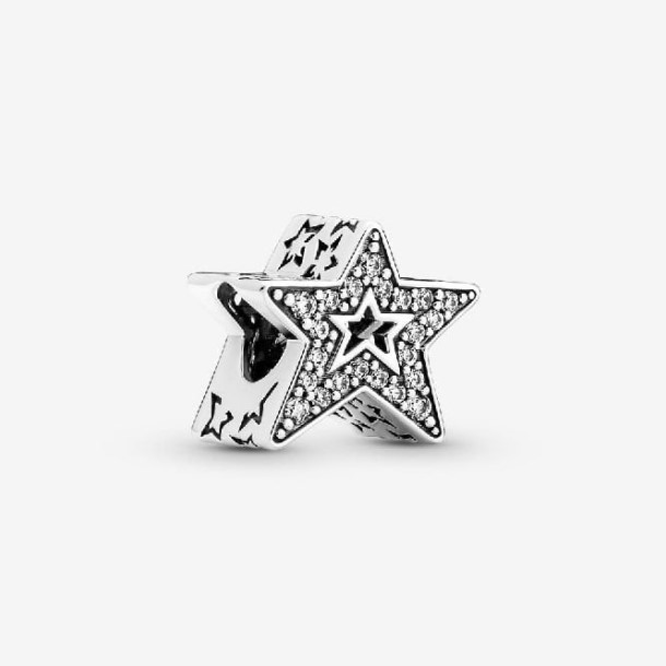 Charme Estrela Assimétrica Cintilante Pandora Portugal