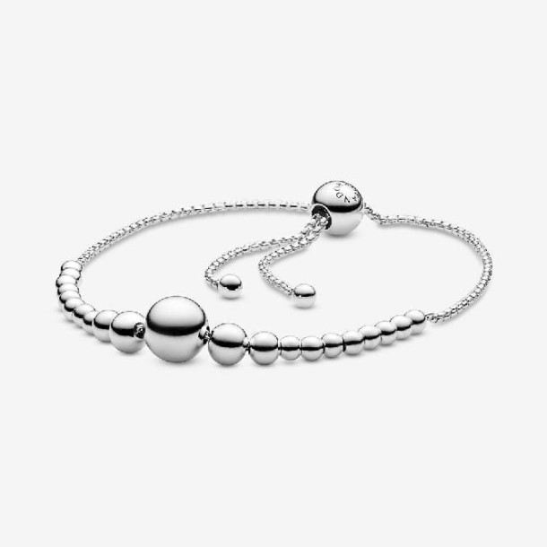 Corda Pandora Portugal De Contas Pulseira Deslizante